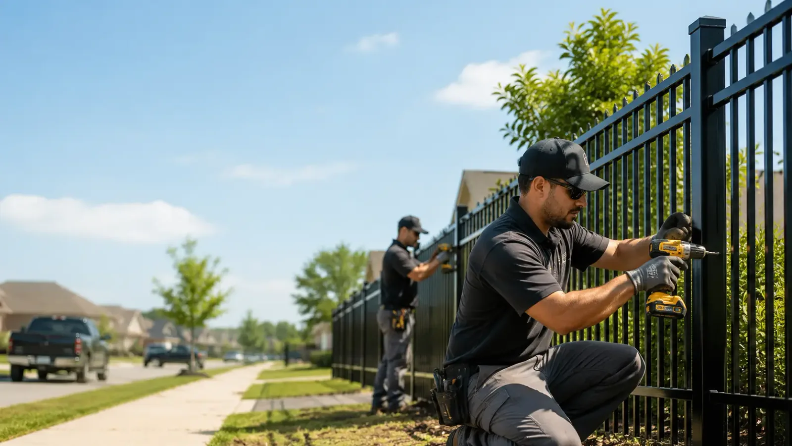 Metal Fence Installation in Martinsville, IL